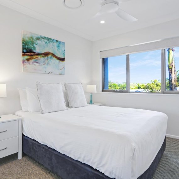 Noosa Shores Resort 2 bed Superior bedroom