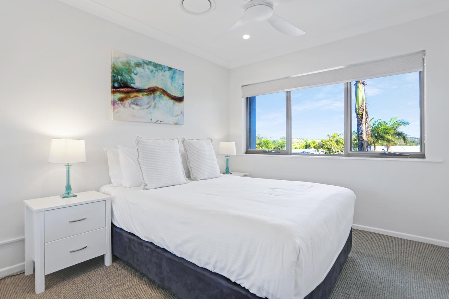 Noosa Shores Resort 2 bed Superior bedroom