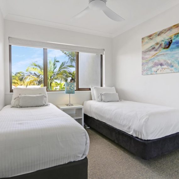 Noosa Shores Resort 2 bed Superior bedroom